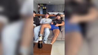 Omar Castell C & Saul team up to take on their friends in a wild threesome