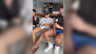 Omar Castell C & Saul team up to take on their friends in a wild threesome - 9 image