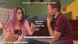 Maxime Horns dominates Magdalena Medusa's tight ass while she fingers herself with a sex toy