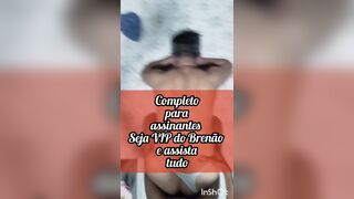 Chubby Brazilian cutie takes on two cocks at once, but still gets her tight ass and mouth stuffed with hot jizz - 8 image