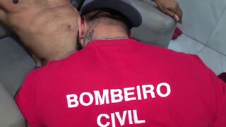 Kadu Soares gets her tight ass drilled by Junior Delao's hard cock in firefighter's job only: janitorial - 10 image