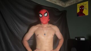Watch Miles Morales watch as Gwen Stacy jerks off in front of him while masking herself and ruins his cumshot - 3 image