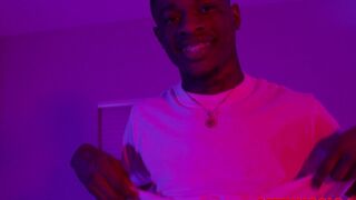 Damion Dayski strokes his BBC with two hands and gets explosive orgasm - 1 image