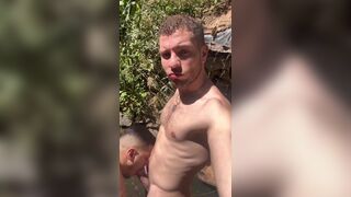 Watch Gustavo Borges & Rodrigo Cirino seduce young guy & give him a hard fucking in their cabin - watch now! - 15 image