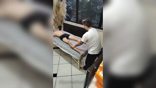 Hetero Inocente & Jonathan Massagista get horny during steamy massage with hot lesbian action - 10 image