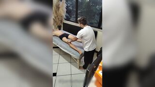 Hetero Inocente & Jonathan Massagista get horny during steamy massage with hot lesbian action - 2 image