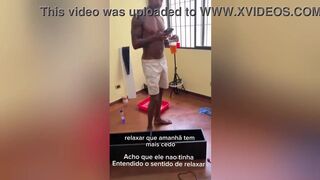 Jhulian Moura & Novin Carioca's first time: raw interracial orgy with uncut cock in living room - 7 image