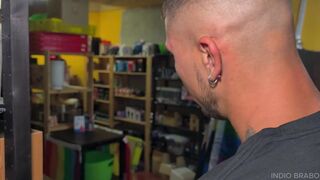 Watch Tom Storm's intense anal orgasm as he licks and kisses his hot friend's ass