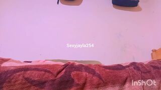 Jimnkk's big booty Kenyan shemale strokes BBC & takes a huge load in her mouth - 6 image