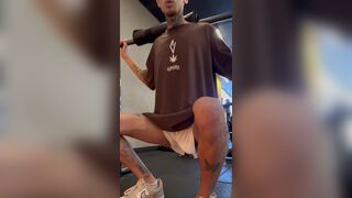 Watch Jadyko and Calibre25 humiliate each other with their hung friends - watch Jadyko's massive dick gag on Calibre - 5 image