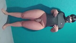 Watch this chubby slut's perfect ass get slapped while getting her bibulation fix - 15 image