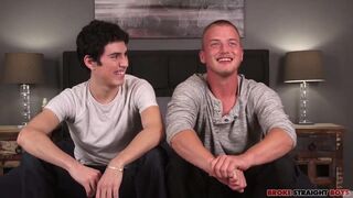 Xavier Ryan goes wild for Jason Sterling's huge cock in a steamy bareback session - 2 image