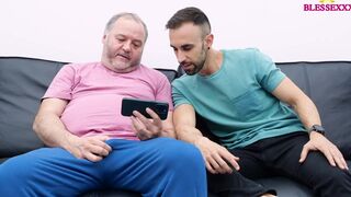 Stepdad's uncut dick stretches Torbe and Zeus Ray's tight holes in homemade porn video - 2 image