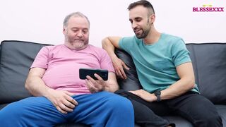 Stepdad's uncut dick stretches Torbe and Zeus Ray's tight holes in homemade porn video - 3 image