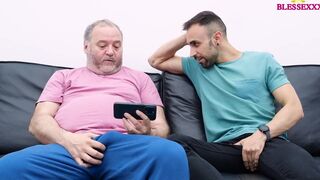 Stepdad's uncut dick stretches Torbe and Zeus Ray's tight holes in homemade porn video - 4 image