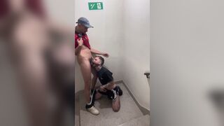 Alvelino dominates a gifted man with her ass & twinkery skills on the stairs - 10 image