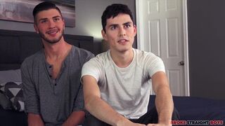 Xavier Ryan takes on the biggest cock of his life and gets rimmed and barebacked by Justin Dean - 2 image