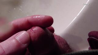 Watch me take a close-up view of my peehole while I pee in slow motion - 11 image