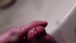 Watch me take a close-up view of my peehole while I pee in slow motion - 13 image