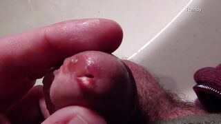 Watch me take a close-up view of my peehole while I pee in slow motion - 6 image