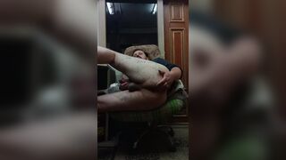 Russian Professor with a huge dick teaches students how to jerk off with his ass and his big cock - 14 image