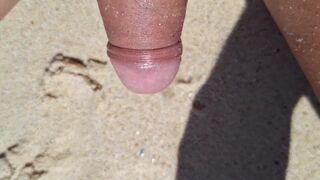 Watch My Dick Pissing & Jerking Off in Public with My Long Cock - Compilation - 1 image
