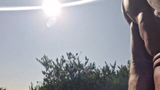 Watch My Dick Pissing & Jerking Off in Public with My Long Cock - Compilation - 6 image