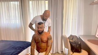 Felipe Nuru's raw, straight-to-the-point interracial anal with Felipe Villar