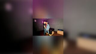 Watch as a gorgeous amateur babe hooks up with a stripper for a wild bareback anal romp - 3 image