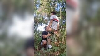 Apenasthi & Edy Da Serra get hot and heavy in a wild bareback fuckfest - cum-filled ass bouncing! - 2 image