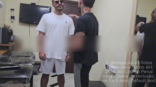 Fazendeiro's muscular body quivers with pleasure as Jonathan Massagista massages it on the table - 9 image
