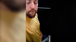 Hot young Black Beauty gives a wet massage to straight guy and gets pounded in hotel lobby - 1 image