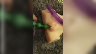 Half Doll Torso fucking in Bathtub anal cum - 4 image