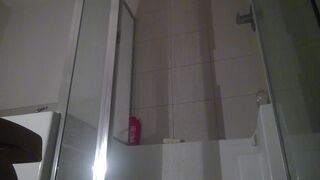 Blowing Clouds, Oiled Up, Before Hitting the Shower!