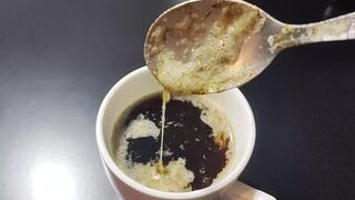Porn food #5 - Coffee with milk (semen) - 1 image