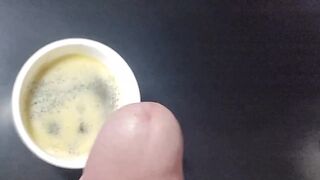 Porn food #5 - Coffee with milk (semen)