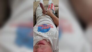 Str8 Solo Male BIG cock shows POV of cock growing soft to hard  BIG and HARD to big cumshot - 11 image