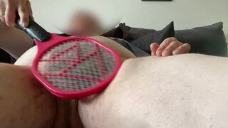Peehole Fucking and Electro Cock torture with 600V Bug Zapper - 14 image