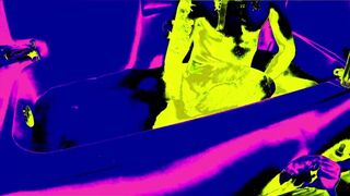 Biker Plays with Sex Toys in Bathtub Post Chastity Play