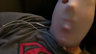 30 minutes of Latex Breathplay w. Cock Electroplay and cumming several times with 2 minutes continuous Happy orgasm. - 3 image