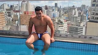 Yuri Gaucho Amigo called to enjoy a pool - 3 image