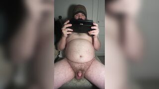 Uncle is just relaxing with his switch - 2 image