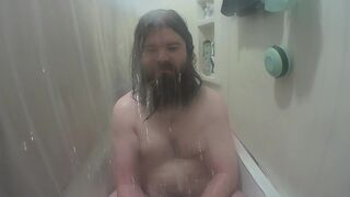 Uncle fixed the shower now, its time to take one - 1 image