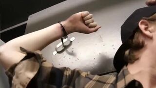 Cuffed and sucked - Factory Video - 7 image