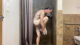 Watch me shower and stroke. - 7 image