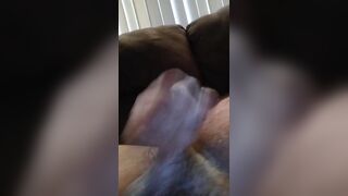 Busting nut on couch - 10 image