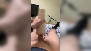 Soldier Fucks Fleshlight Instead of Working Out in the Morning - 15 image