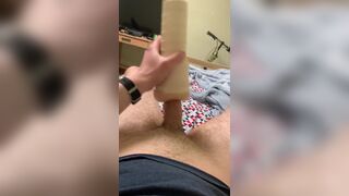 Soldier Fucks Fleshlight Instead of Working Out in the Morning - 5 image