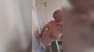 Daddy gets desperate in the shower! (2k view special! ) - 4 image