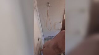 Daddy gets desperate in the shower! (2k view special! ) - 6 image
